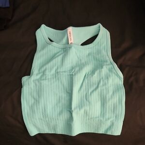 Zenana Women's Aqua Ribbed Tank Top